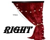 Red Velvet Drapes Right
