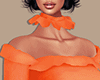 | Ruffles | Orange Dress