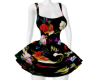 J-Black floral dress