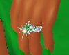 1 emerald diamond ring