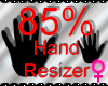 *I* Hand scaler 85%