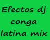 Efectos DJ Conga