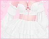 🌸 Frilly Dress White