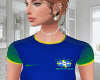 $ Blusa Azul Brasil