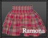 Pink Plaid Skirt