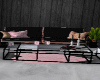 pink n black couch