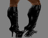 {LA} Black pvc boots