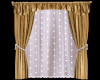 Cute Golden Curtains.