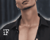 Black Open Shirt