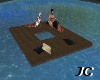 JC~Wooden Raft w Poses