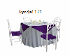 Purple/White Wedding Tab