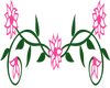 5 Pink  Flowers