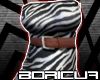 [B] Zebra Top w/ Belt