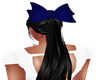 Navy Blue Hair Bow