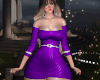 SR PURPLE SEXU DRESS