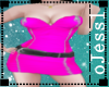 zip club dress(hot pink)