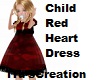 Red Heart Dress Child