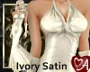 .a Satin Gown Ivory