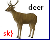 sk} Animated deer