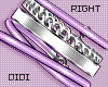 !!D Braces Lilac Right