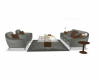 GHEDC Grey Couch Set