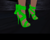 Toxic Green Shoes