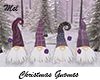 Christmas Gnomes Purple