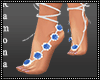 Flowers Feet Blue
