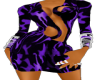 Purple Cutup Dress