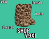 cheetah print Boots