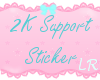 [L] 2k Support Sticker