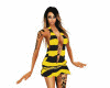 [M] yellow bee dress