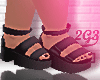 2G3. KID Black Sandals