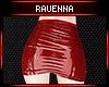 R. Red Leather Skirt