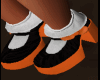 Pumkin baby shoes