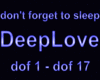 don't forget to sleep
