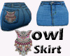 Owl Mini Skirt