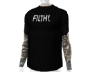 Filthy Tee with Tattoos