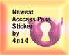 Access Pass Sticker 3