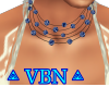 Pearl necklace BlueJ