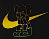Neon Kaws Animated