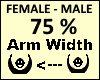 Arm Scaler 75%