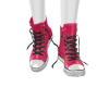 High Top Hot Pink Shoes