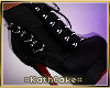 !K Ankle Boots Black