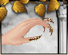Gold Jewel Claws - RUBY