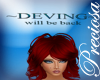 ~P~DEVING Head Sign