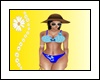Bikini BF Butterfly Blue