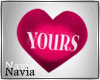 Yours Heart pink