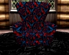 Black Red Deco Chair