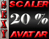 Avatar Scaler 20 % F/M